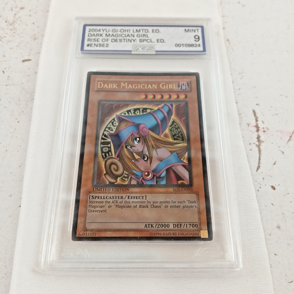 2004 Yu-Gi-Oh! Dark Magician Girl Rise of Destiny RDS-ENSE2 – ACG 9 MINT Ltd. Ed - Picture 1 of 2